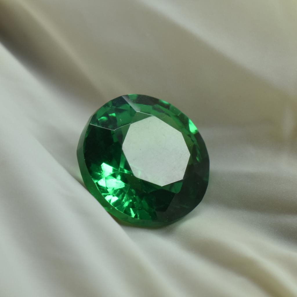 Garnet Green Natural Round Cut 11.05 Ct Loose Gemstone Best Shipping.