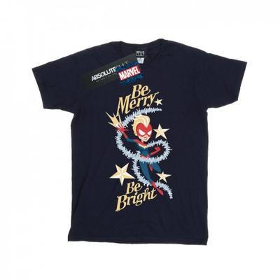 Marvel Mens Be Merry Be Bright T-Shirt