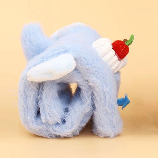 Cat Toys Cute Roll Plush Doll Cartoon Bite-Resistant Interactive Toy for Small Medium Dogs Built-in Rattle Paper Safe Skin-Friendly Pet Toy