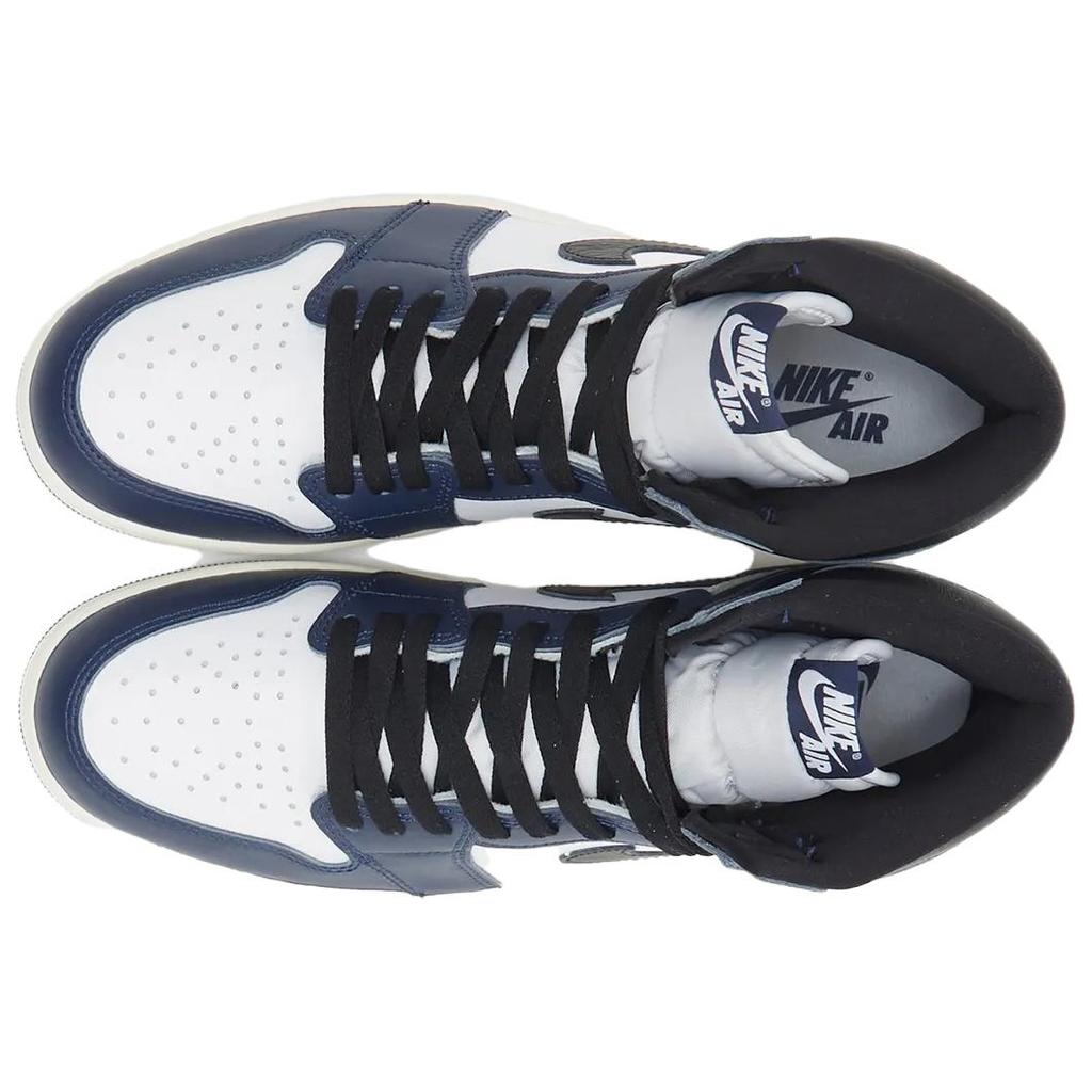 Air Jordan 1 Retro High OG Midnight Navy Men Sneakers Blue Black White DZ5485-401