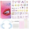 Dental Diamond Tooth Decoration, Tooth Diamond Tool Diy Set, Tooth Sticker, Diamond Love Horse Eye Decoration