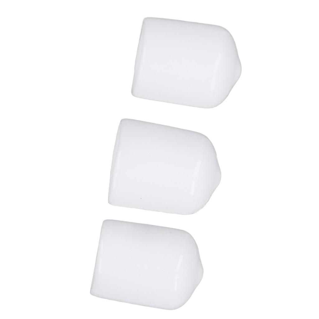 100PCS Screw End     White PVC Anti Aging Flexible Flame Retardant End Cover for