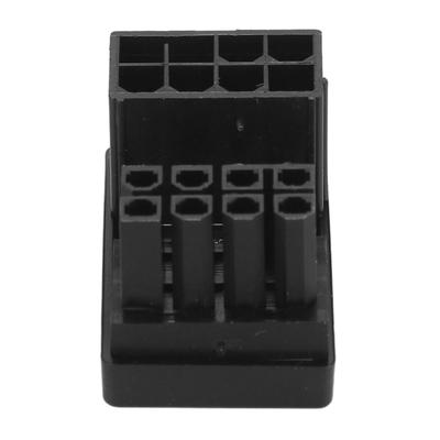 Conector PCIe para GPU 8 PIN Fêmea para Macho Ângulo de 180 Graus Tipo RVS ABS Conector de Alimentação para Placa de Vídeo para Desktop