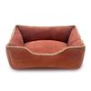 1 Stück Einfarbige Verdickte Kleine und Mittlere Hundehütte Halbgeschlossen Ganzjahres-Universale Katzenhütte Rutschfester Boden Haustiermatte Stilvolles Sofa-Bett