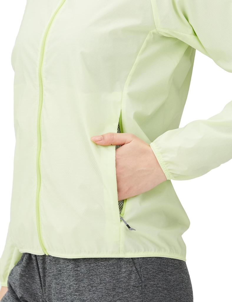 The North Face Swallowtail Vent Astro Size S Hoodie, Women's, Water-Repellent, Windproof, Lightweight, Lime,