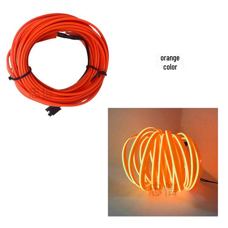 5m Clip-On LED Interior Cold Light for Cars and Motorcycles