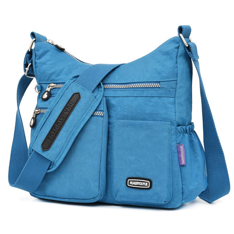 Stylish Water-Repellent Nylon Canvas Crossbody Bag for Women