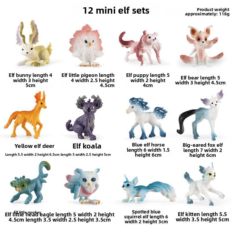 Polar Wildlife Miniature Figures Plastic Sea Life Model Aquarium Decor For Desk And Study