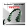(vert) Ventilateur de refroidissement portable sans lame, ventilateur de cou mains libres