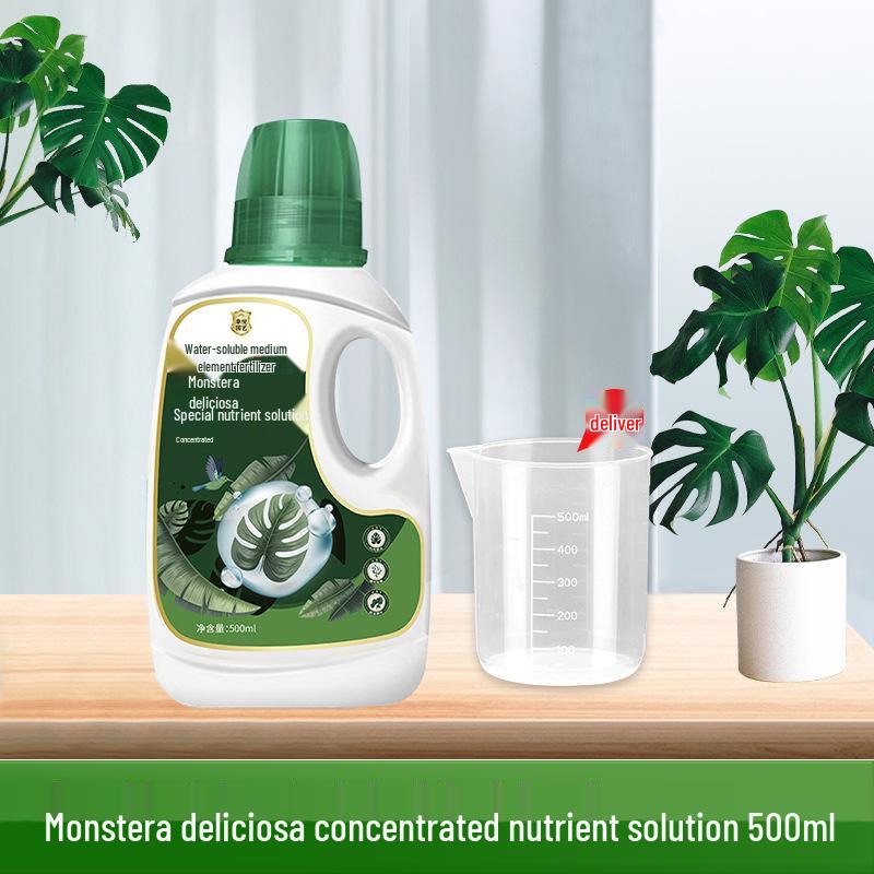 Monstera Foliar Spray: No-Dilution Nutrient Solution for Hydroponics, Rust Spots & Yellow Leaves Treatment