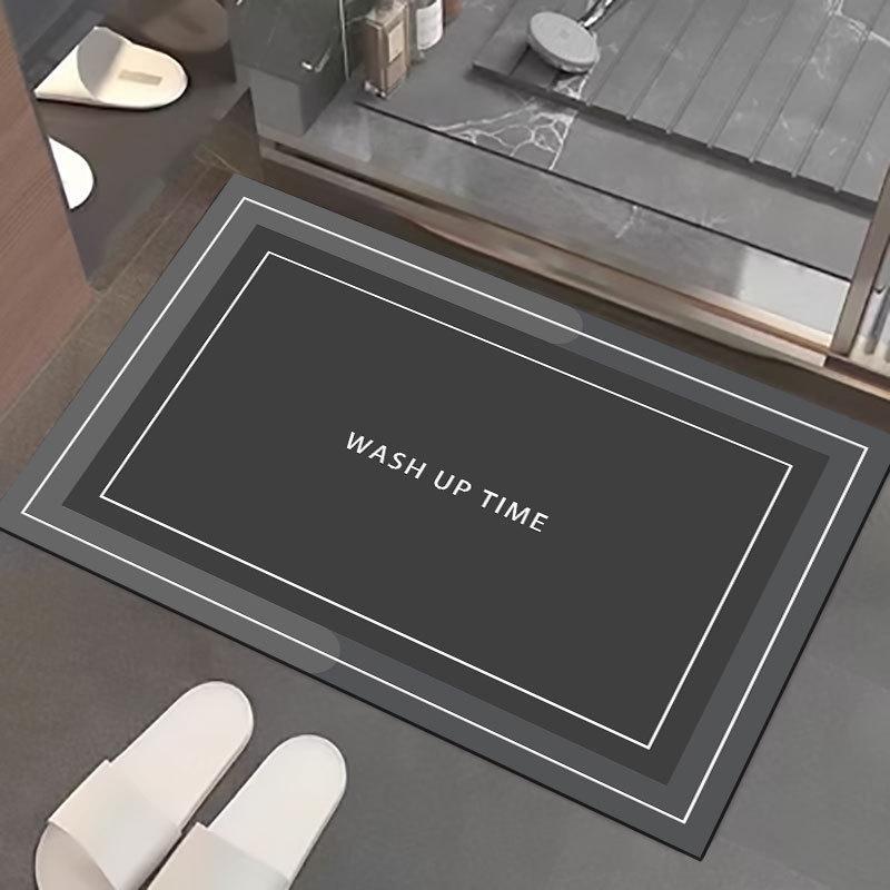 Diatom Mud Non-slip Quick Dry Bathroom Mat