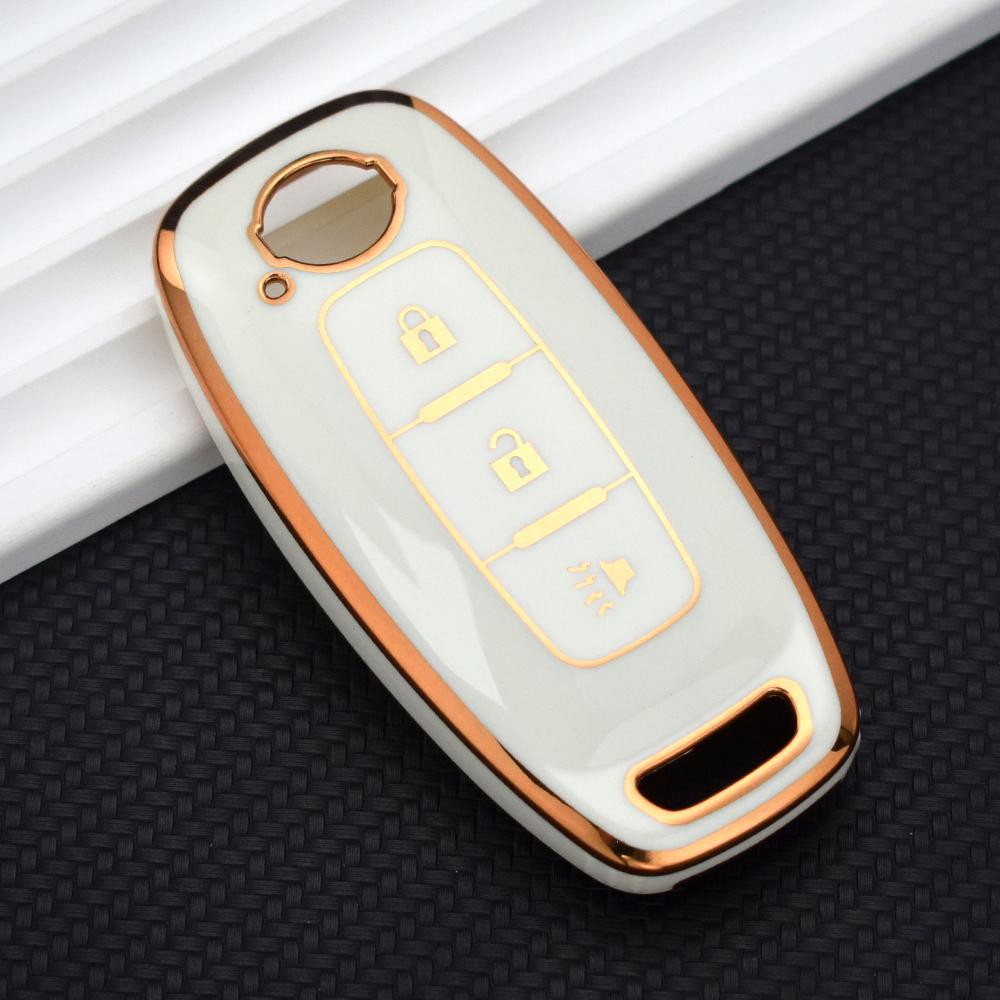 TPU Car Key Case Cover Holder Shell for Nissan Leaf Juke Micra Qashqai J11 X-Trail T32 Tiida Pathfinder Versa Note Patrol Fob