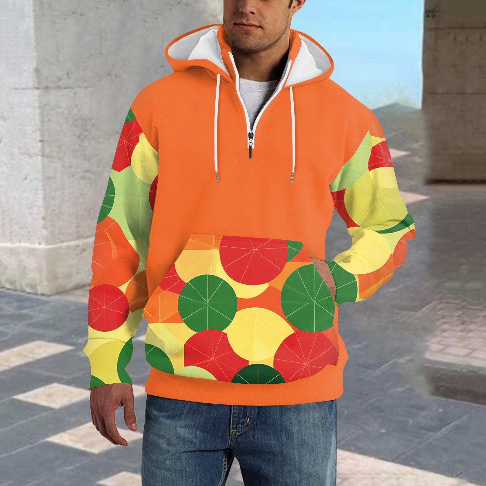 

Весенняя и мужская толстовка с воротником-стойкой — это повседневные свитера для активного отдыха, топы XXL жёлтый