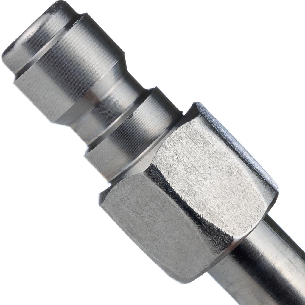 Pressure washer lance 1/4"" 34cm bent 90°
