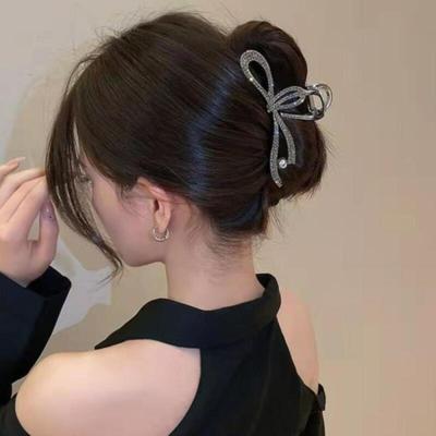 Women's High Teen Luxury Cubic Big Size Hair Clip