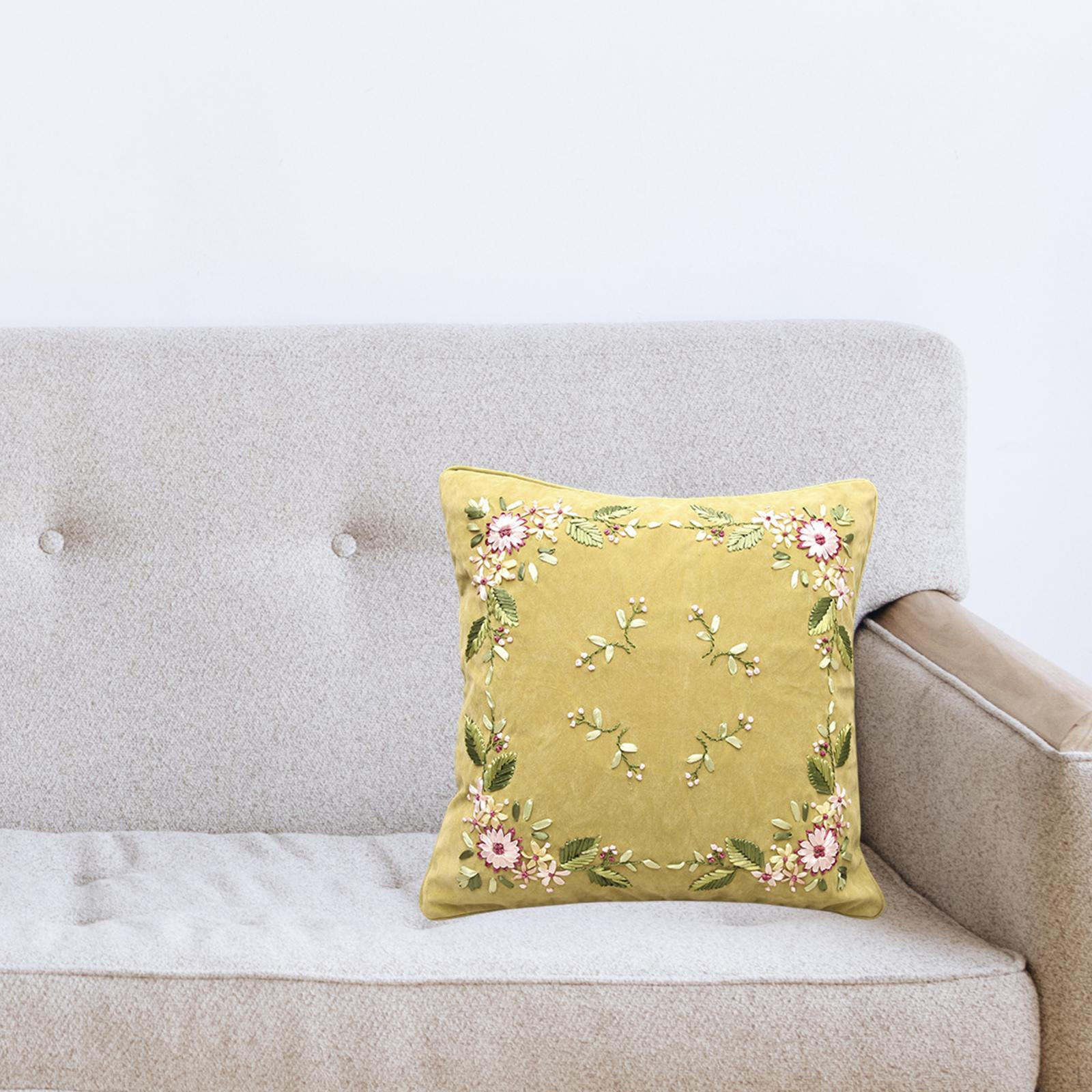 

Набір для вишивання своїми руками для наволочки, подушки для початківців Green