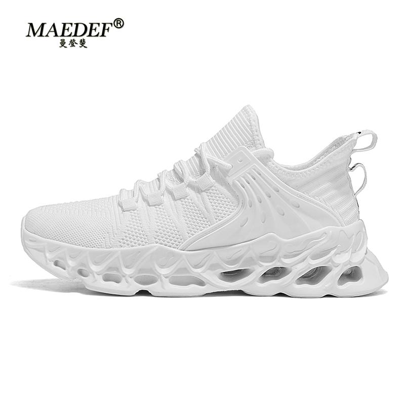MAEDEF Running Shoes Outdoor Lightweight Non Slip Sneakers Breathable Mesh Sports Shoes Mens Casual Walking Running Shoes