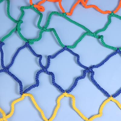 Kolorowa Siatka Zabezpieczająca dla Dzieci Siatka Chroniąca przed Upadkiem Schody Dom Balkon Balustrada Dzieci Zwierzęta Domowe Bezpieczny Płot Siatka Sznur Nylonowy Siatka Ochronna