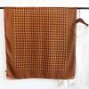 Autumn and Winter New Cotton and Linen Scarf Women's Wind Silk Scarf Retro Kilobird Grid Long Scarf Shawl Large Scarf