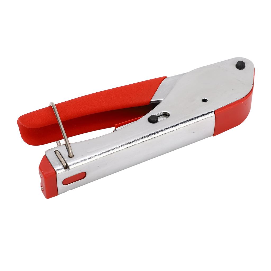 Coaxial Cable Crimper Kit with Stripper and 20Pcs F Connectors Adjustable Wire Rope Crimping Tool