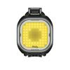 Knog Blinder Mini Bike Light Bright 50 Lumens Bicycle Headlight with COB USB 8 Flash Ultra Lightweight IP67 300m Square Shape - LED, Rechargeable,
