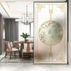 No Glue Privacy Windows Film Decorative Chinese Classical Painting Stained Glass Static Cling Frosted Window Stickers 03