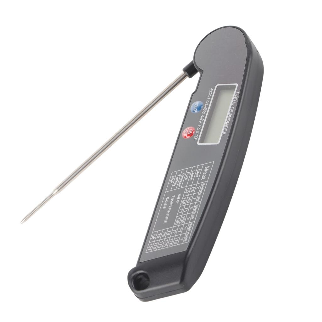 Digital Electronic Food Thermometer Foldable Intelligent Straightaway Read Thermometer for Cooking