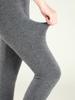 Women's Seamless Knit Leggings: Warm, Non-Wool, Thick, Four-Way Stretch Pants for Autumn and Winter.