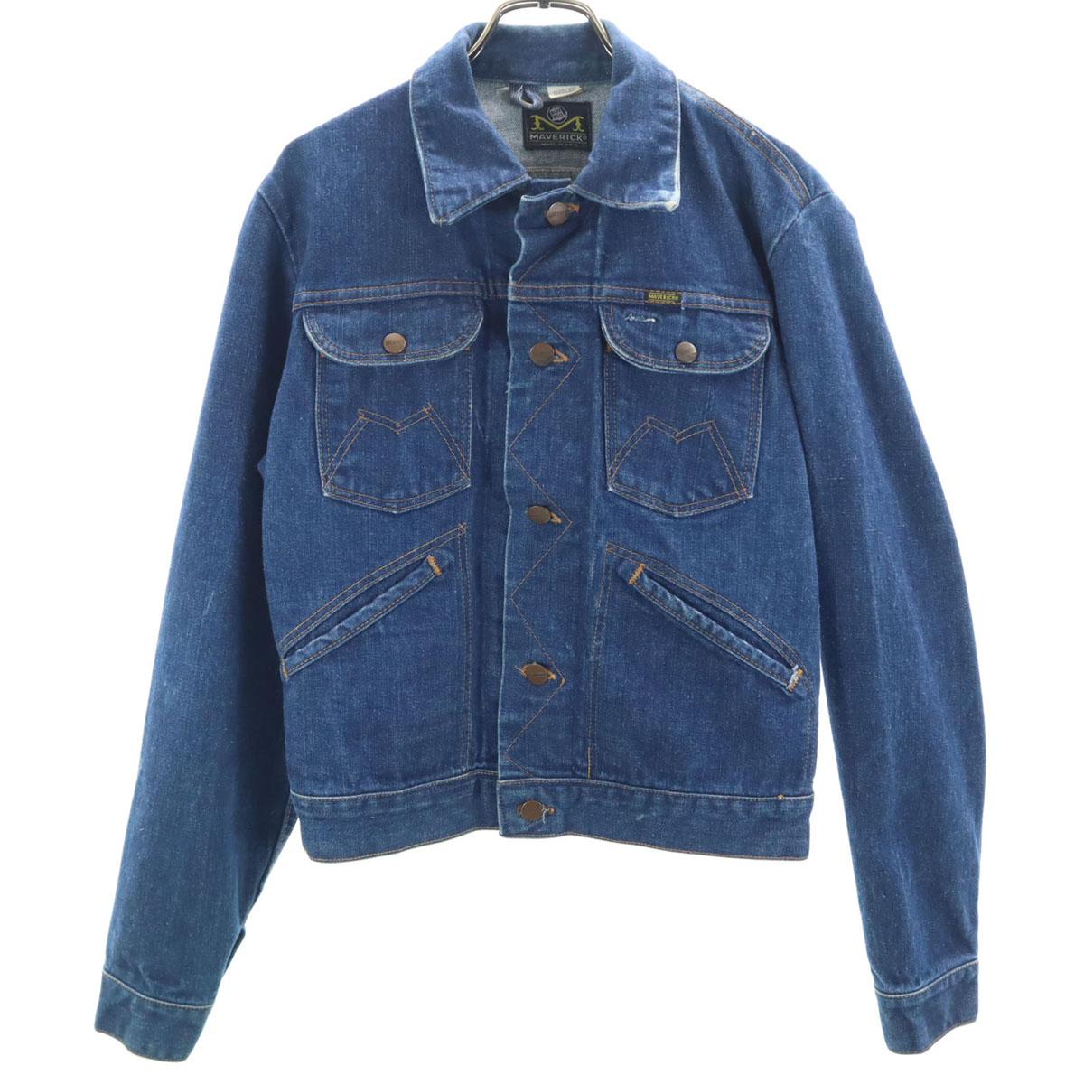 

MAVERICK 70s 80s Vintage Made in USA Denim Jacket 36 blue BLUE BELL Men s Used