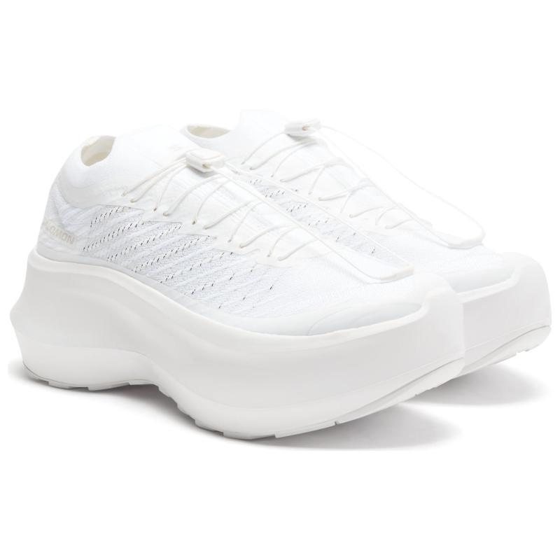 SALOMON Comme Des Garcons X SALOMON Pulsar Platform 'Triple White' Sneakers 471953