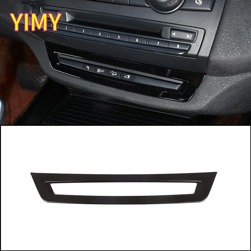 For BMW X5 X6 E70 E71 2008-2013 ABS Plastic Car Styling Gear Shift Central Control Panel Air Vent Outlet Cover Interior