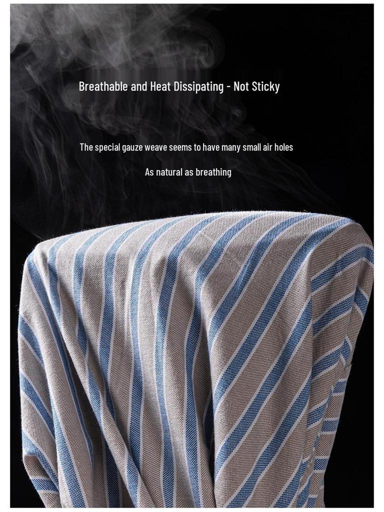 Men's Casual Business Enzyme Washed Plaid Oxford Shirt - Long Sleeve, High-End, for Spring and Autumn