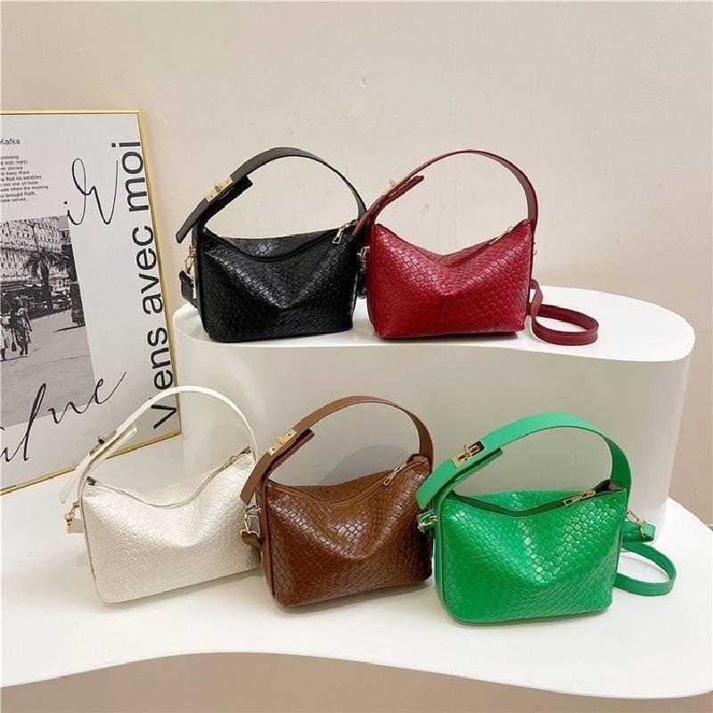 Stylish Pu Shoulder Bag For Women Trendy Casual Tote With Zipper And Phone Pocket