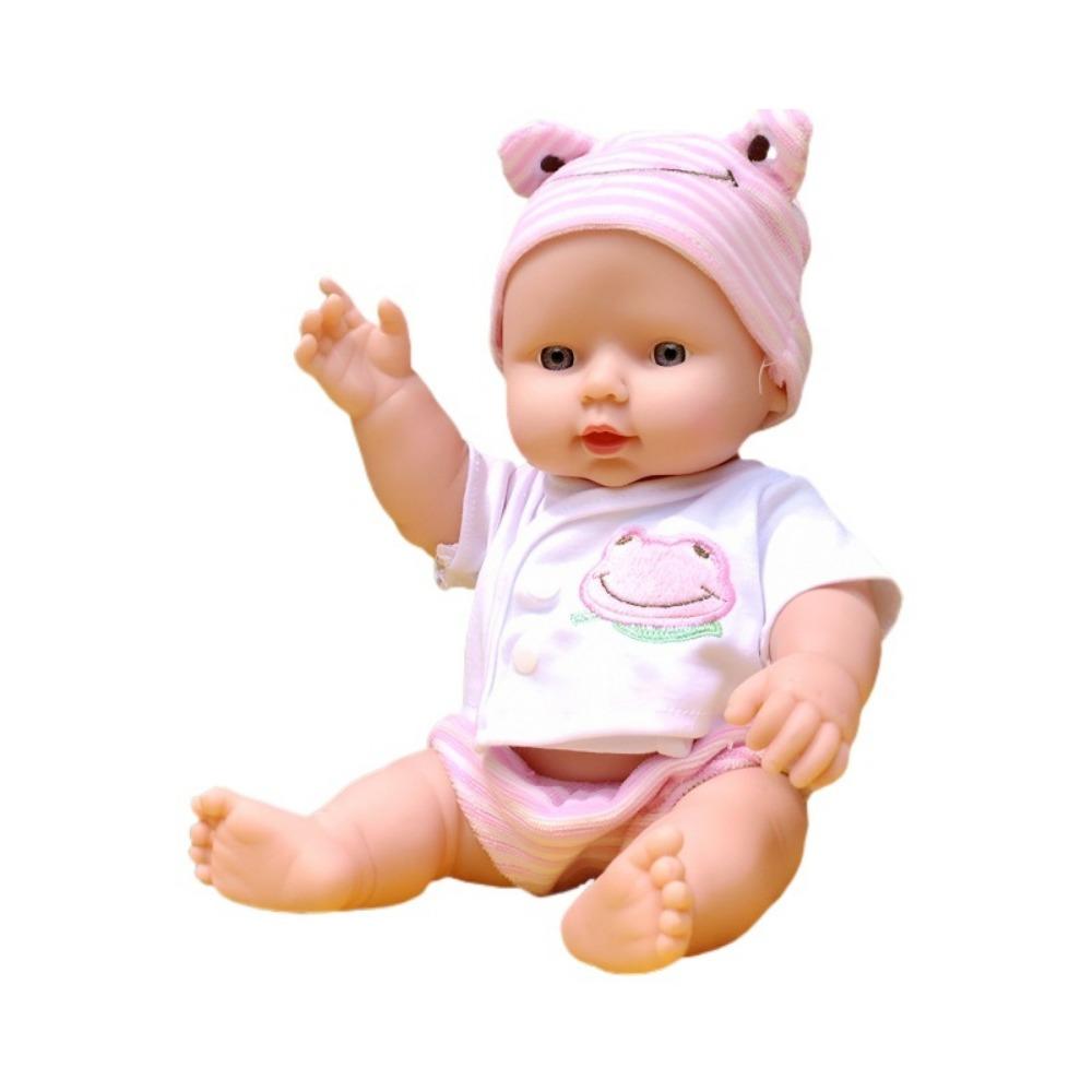 Children's Full Soft Rubber Simulation Doll Talking Baby Baby Doll Toy Doll Princess Little Princess
