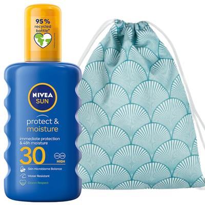 Nivea Protect & Moisture SPF30 Spray + Beach Backpack