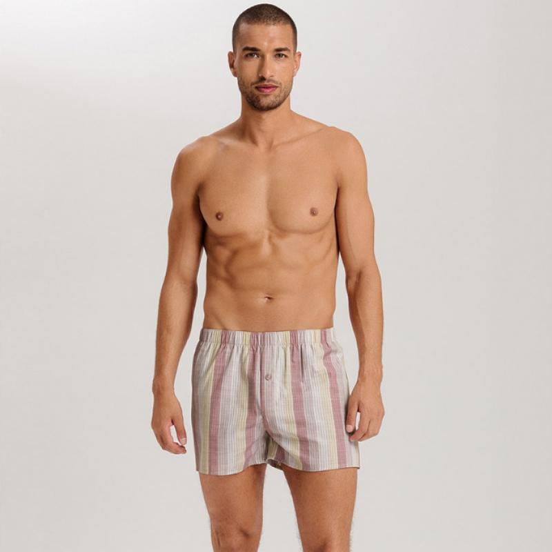 Hanro Cueca Boxer Masculina 74013 Listrada Bluewood