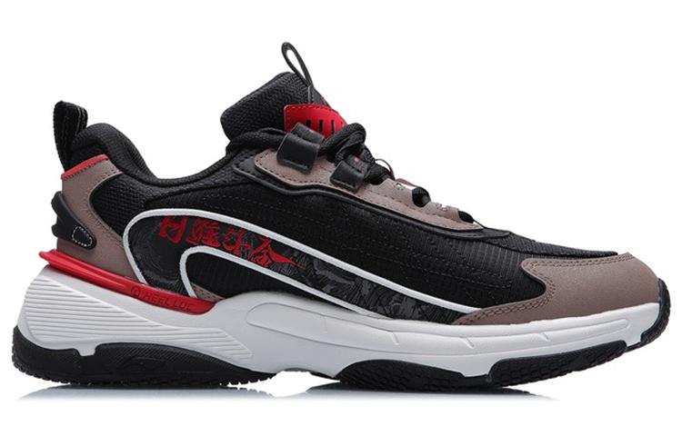 Li Ning Nebula Textile, Synthetic Leather Cushioning Slip Resistant Abrasion Resistant Breathable Lightweight Low Top AGCR005-6