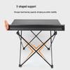 Portable Aluminum Folding Picnic Table & Chairs Set for Camping