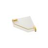 Acrylic Bathroom Wall Corner Shelf Shower Rack Shampoo Holder Wall Mounted Brushed Gold Corner Shelves Toilet Shampoo Holder