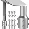 Mast Reducer Joint Socket for Second Generation Satellite Dish, Pipe Adapter Easy Installation Secure Antenna Mounting