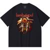 230 Gsm 100% Cotton Heavy Metal T-Shirt  Rock Band Popular Music Print Unisex Heavy Cotton T Shirt