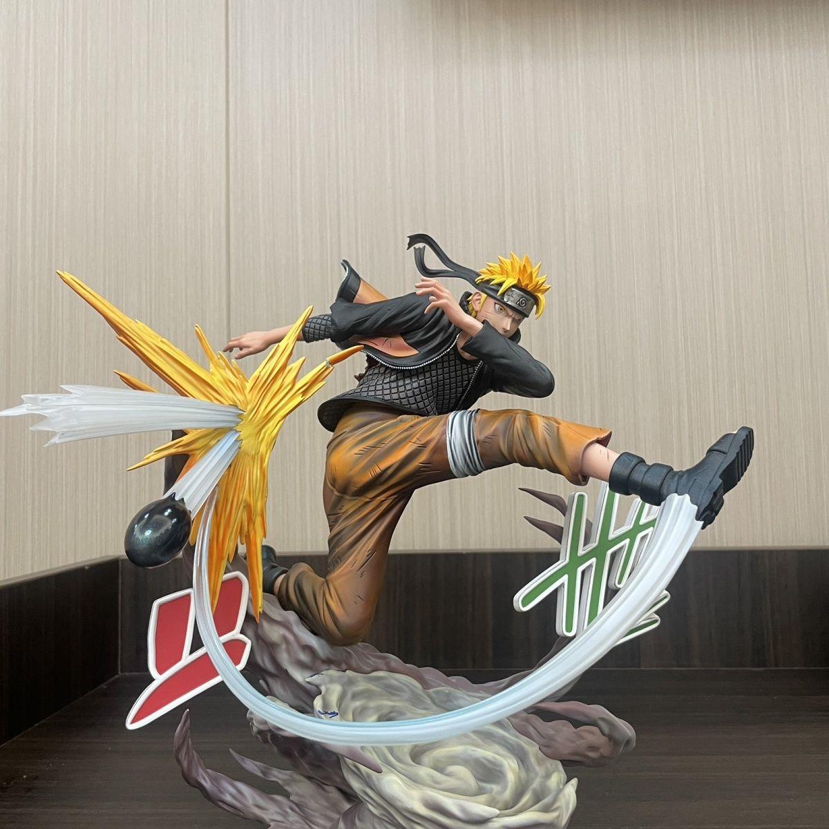 

8.66Inch/22cm Naruto Supermodel Six Realms Ninja Whirlpool Can Favorite Replace Head Gifts PVC anime figures move toys Entertaining Play Safe No box