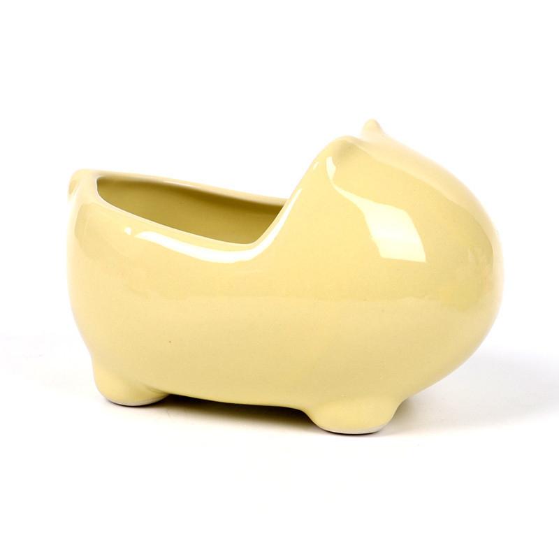 Hamster Ceramic Feeding Bowl Feeding Basin Guinea Pig Chinchilla Hedgehog Small Pet Round Bowl Food Water Feeder