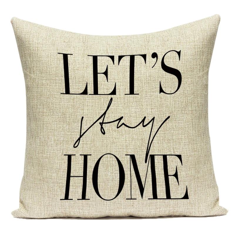 Nordic Style Letters Geometry Decorative Cushion Cover Home Textile Decor Pillow Cover Living Room Sofa Decor Pillow Case