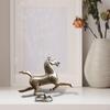 Messing Rennend Paard Figuur Ornament Antieke Collectie Feng Shui Mini Dierensculptuur voor