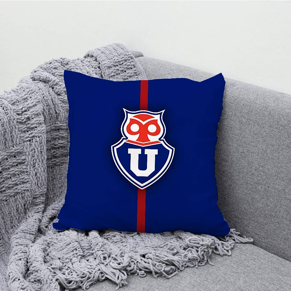 C-Chile University Logo Pillow Case For Sofa Decor Car Office Room Printing Cushion Cover Decorations and Protector