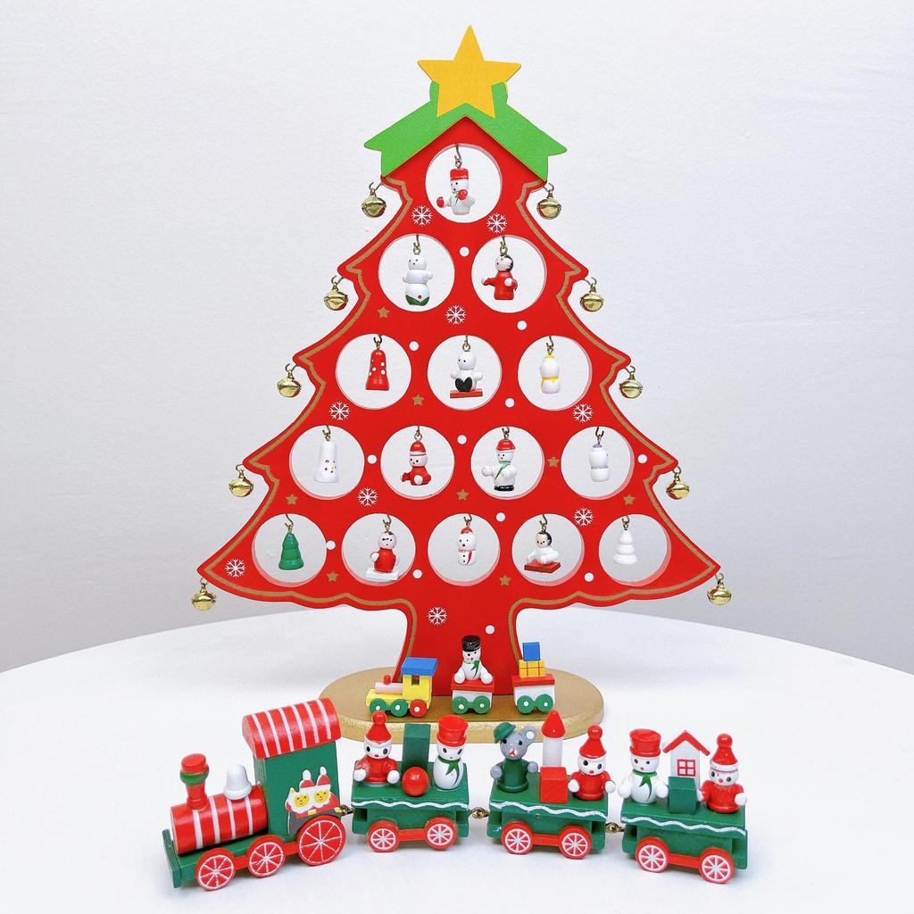 Mini Christmas Tree DIY Material Pack Small Tabletop Ornaments New Christmas Children's Gifts