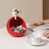 Nordic Creative Design Astronaut Fruit Dining Plate Ornaments Key Storage Living Room Dining Tabletop Entrance TV Cabinet Home Decoration