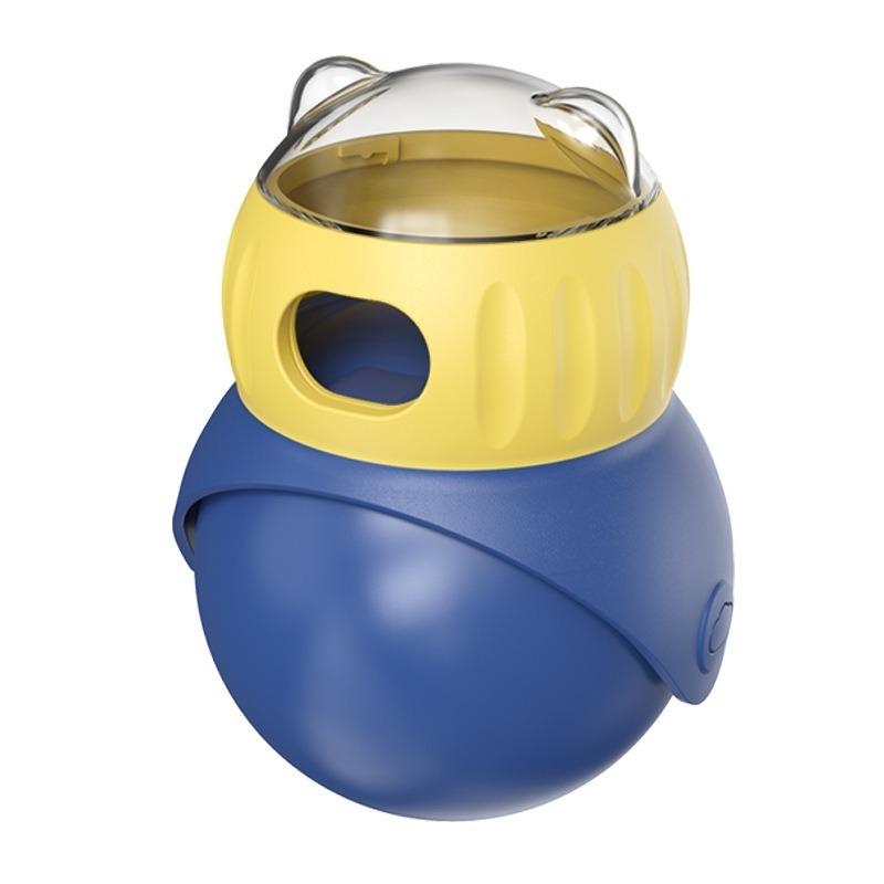 Cat Interactive Toy Tumbler Leaky Food Ball Owl Tumbler Rolling Ball Toy Slowly Feeding Protects Stomach Pet Training Supplies