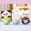 Plush Toy Tea Cup Rabbit Soft Plush Stuffed Animal For Kids Gift Collection